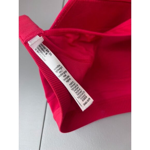 Victoria's Secret women's 34D red incredible lightweight max‎ support sports bra - Picture 5 of 6